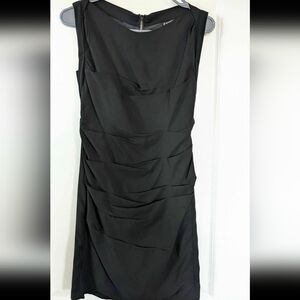Express Elegant Black Midi Dress